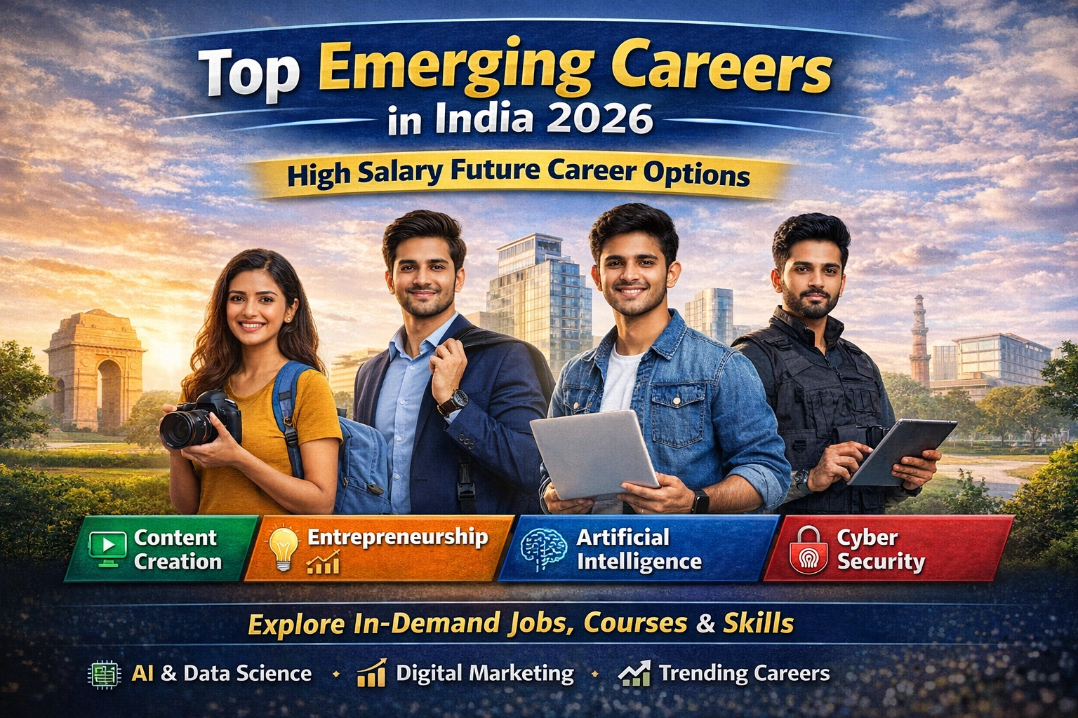 Top Emerging Careers in India 2026 | High Salary Future Options